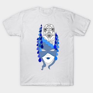 Atabey water Taino mask T-Shirt